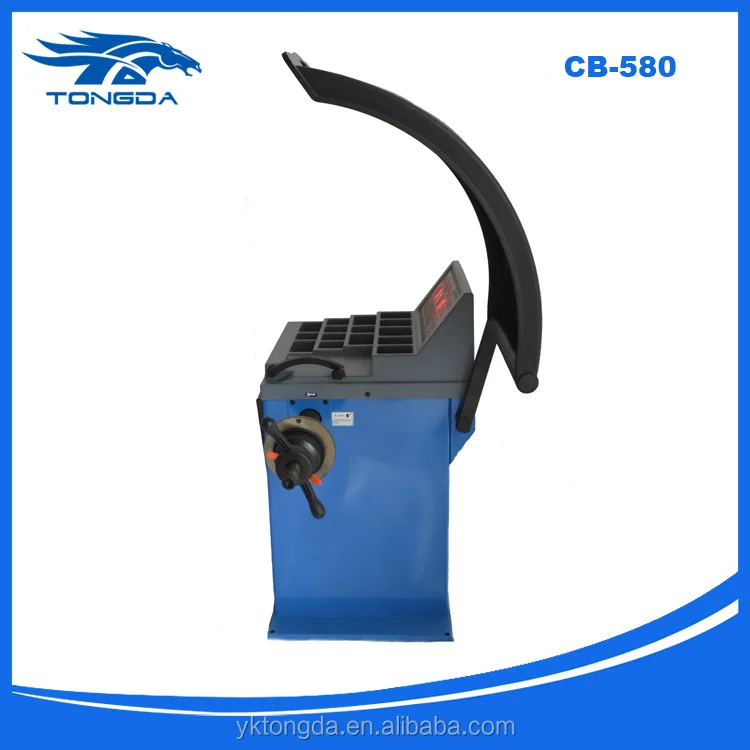2017 China Manual Wheel Balancer TONGDA CB 580 OPT Balance Function and Self-calibration Program CE Wheel Balancer for Sale
