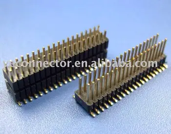 2.54mm pin header,SMD and double row;