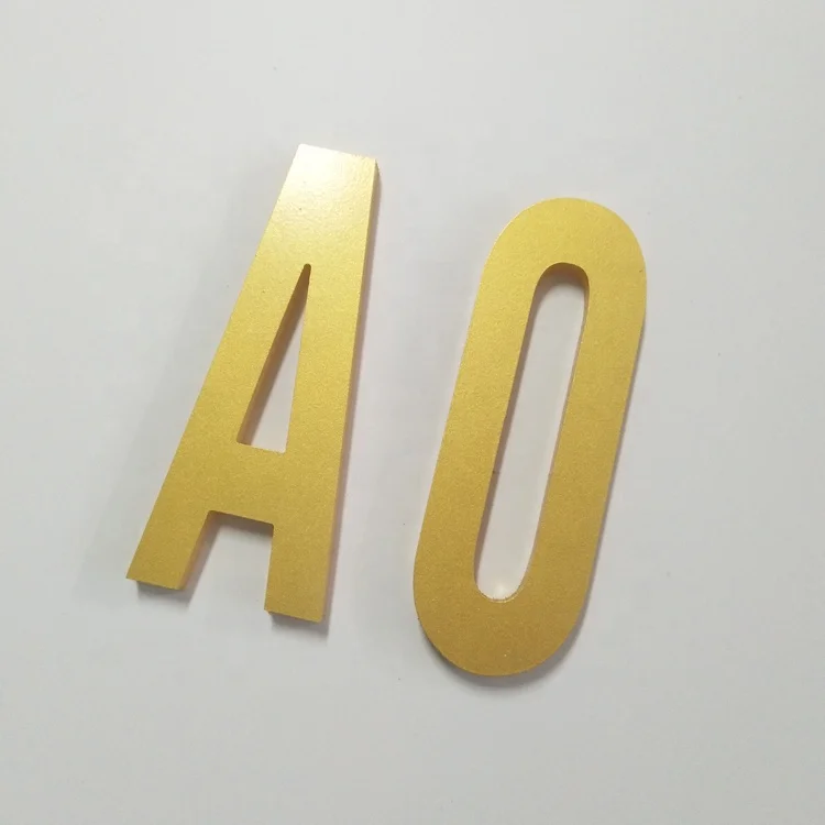 Large Small Size Plastic Letters Custom 3d Gold Paint Acrylic Alphabet Letters With Cheap Price