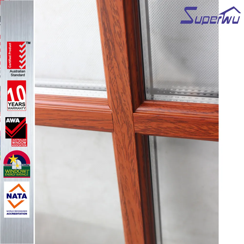 European style wooden frame color aluminum profile casement windows and door french swing windows
