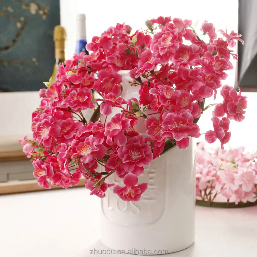 Wholesale Artificial Flowers Marigold Garland Michaels Wreaths Artificial Cherry Blossom Tree Arches