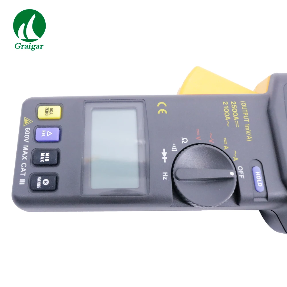 PROVA-2000 Digital AC/DC Clamp Meter - True RMS Range 4V-600V