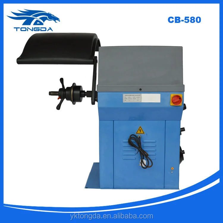 2017 China Manual Wheel Balancer TONGDA CB 580 OPT Balance Function and Self-calibration Program CE Wheel Balancer for Sale