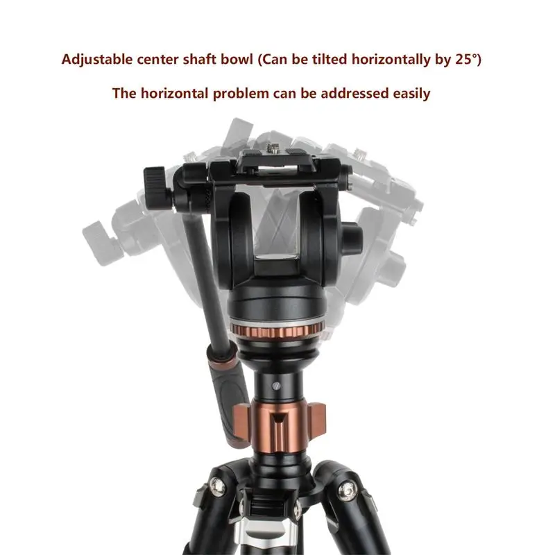 Treppiede Monopiede Professionale Cayer AF2451 | In Alluminio | Altezza 74 Pollici | Per Fotocamere E Videocamere - Foto 3