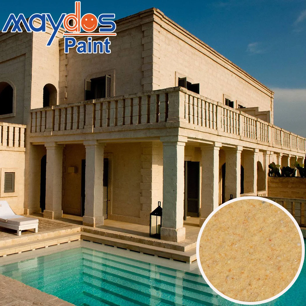 Maydos Brick Texture Stone Paint for External Wall