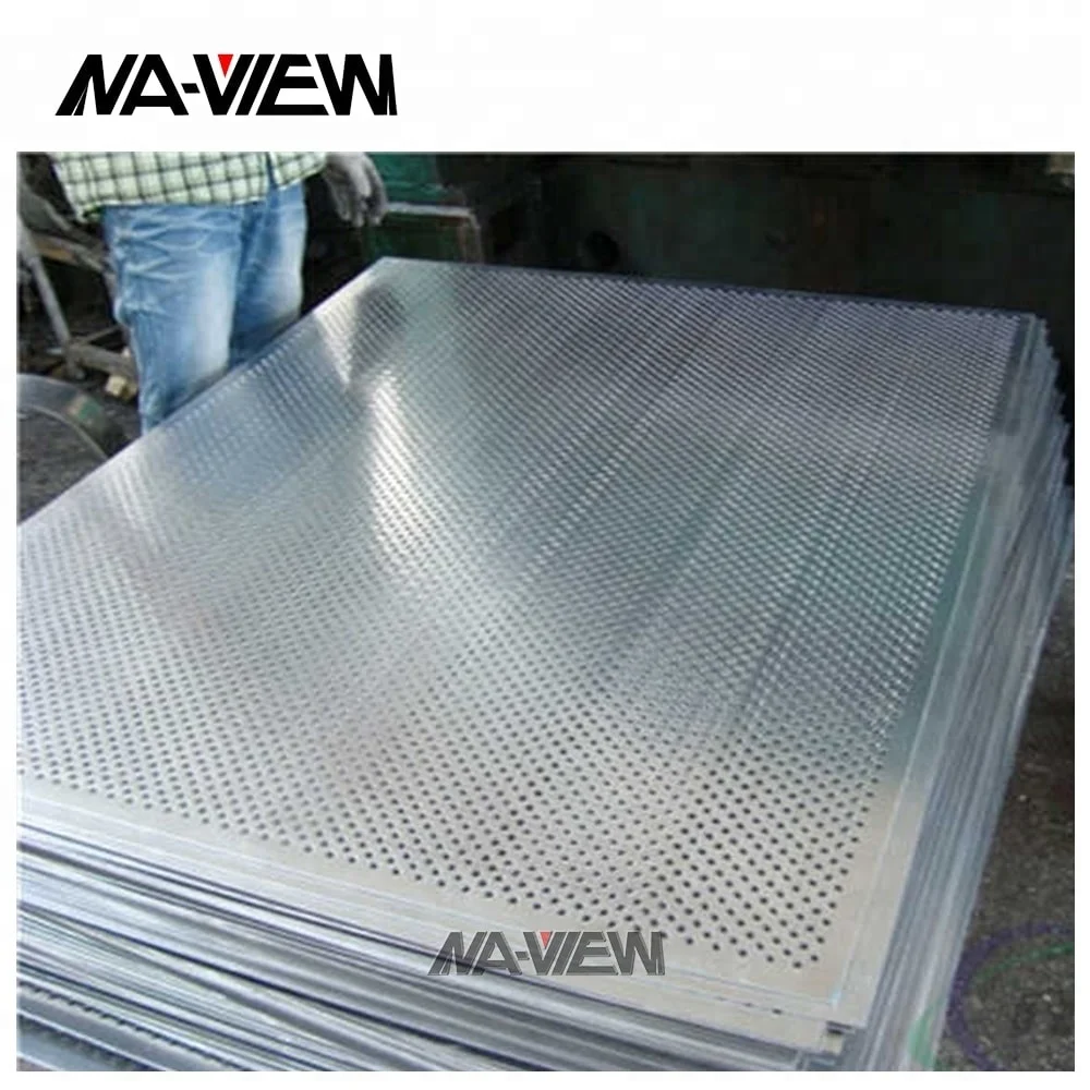 Steel Stainless Steel Decorative Metal Sheets Perforated Patterned Openings Curtain Wall Screen Decoration Welding Available
