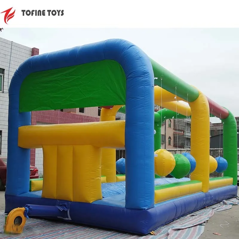 Inflatable Gauntlet Cannonballs Boulder Dash Challenge Game