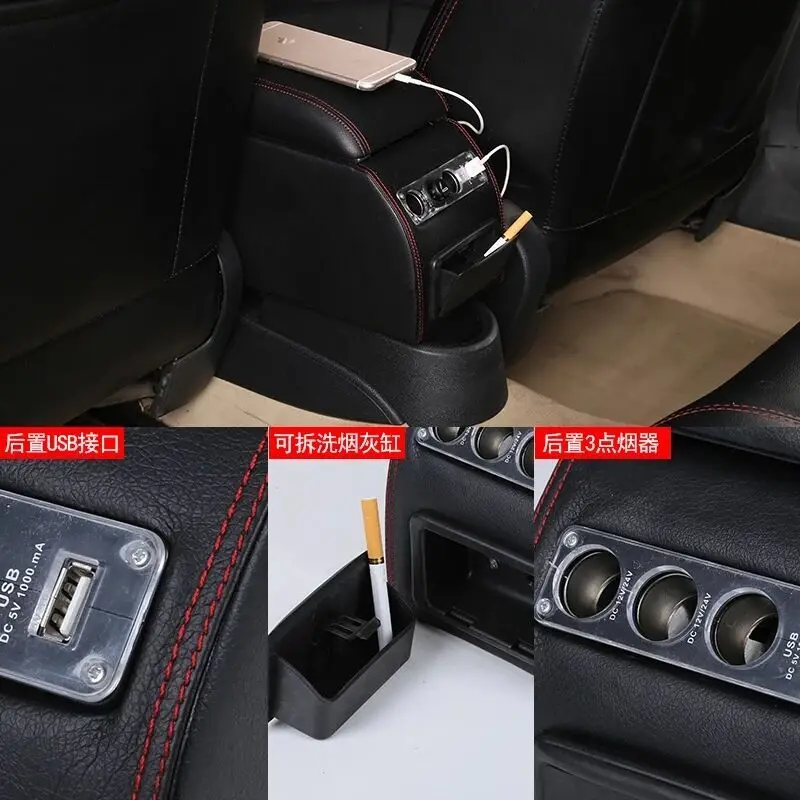 For KIA Pegas Armrest Box Central Store Content Box Products Interior Armrest Storage Car-styling Accessories Parts 17-18