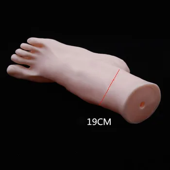 plastic realistic fleshtone female feet soft