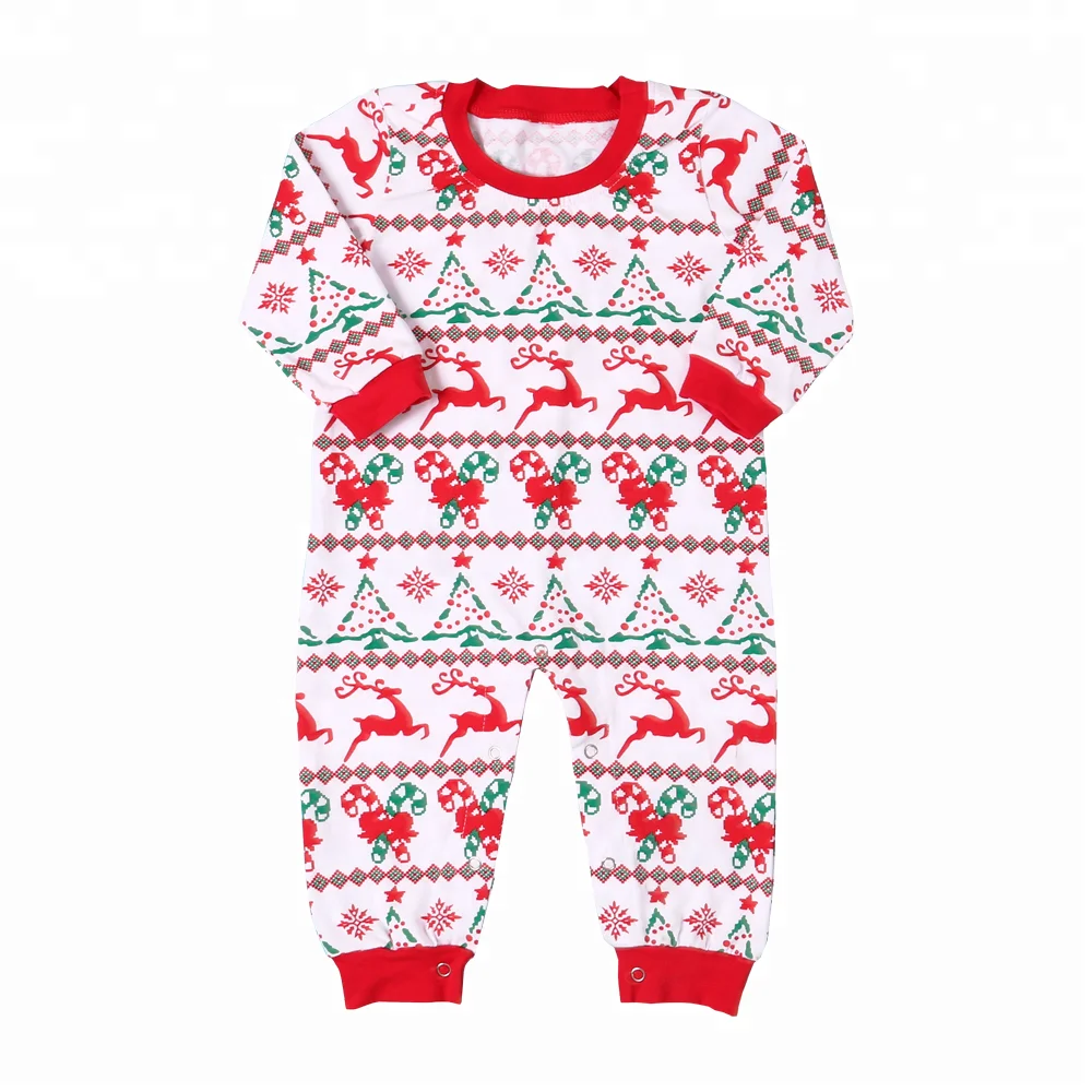 
100% хлопок, с длинным рукавом, красный олень, комбинезон для взрослых и детей, сочетающаяся семейная Рождественская Пижама 