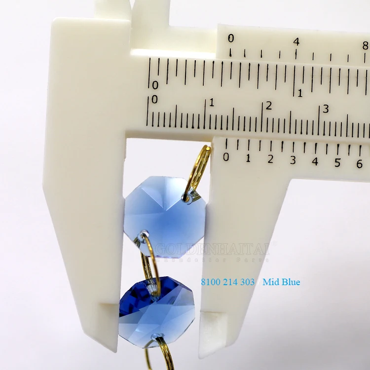 14mm 1000pcs/2000pcs Crystal Glass Octagon Beads In Mixed - Foto 9