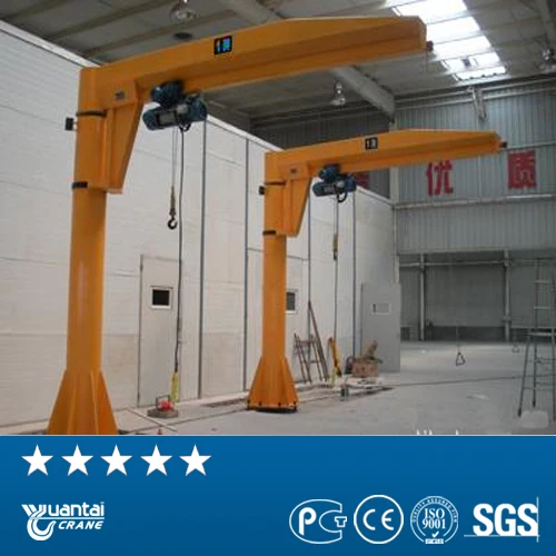 360 Degree Rotating Floor Mounted Pillar Hoist Small Jib Crane