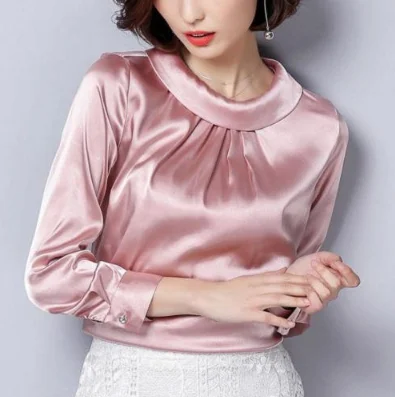 satin womens blouse