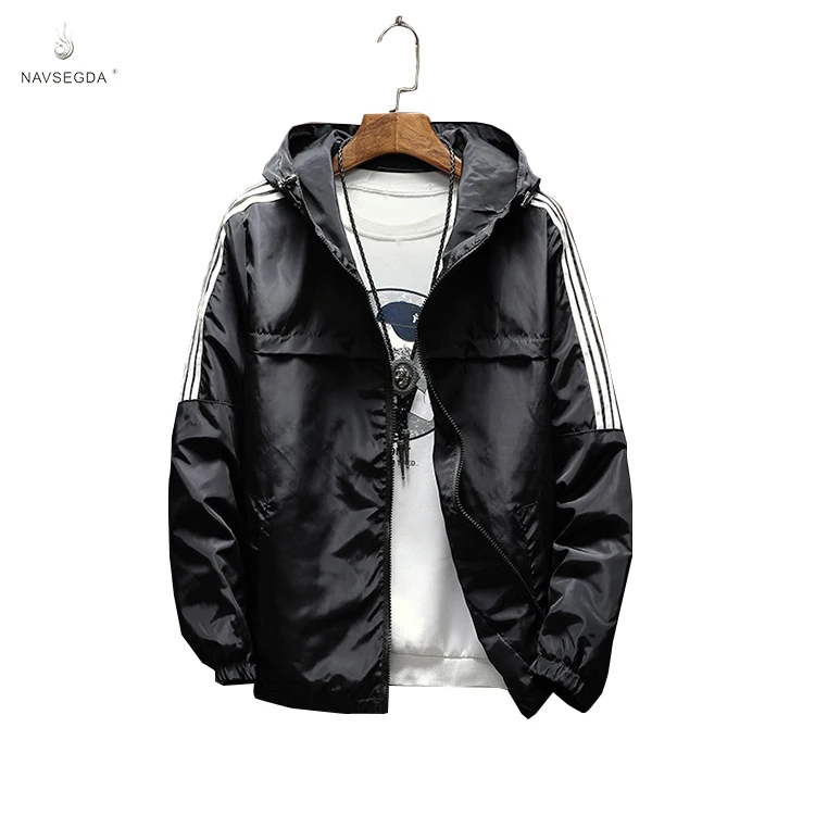 thin black jacket mens