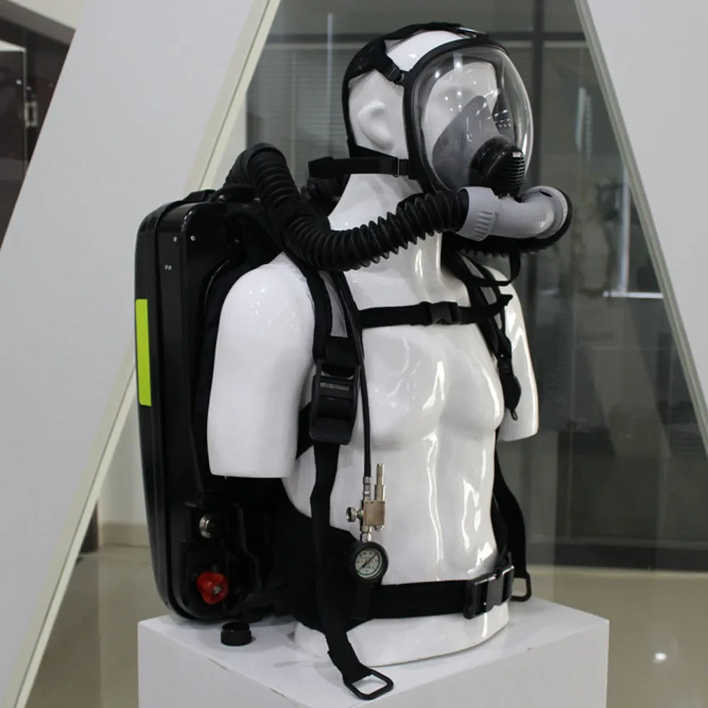 Safety breathing apparatus used for fire fighting, Oxygen breathing equipment