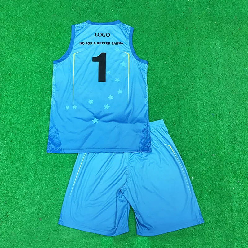 Source Healong Custom Sublimation Cool Basketball Uniforms Jersey Sky Blue  Basketball Uniforms on m.