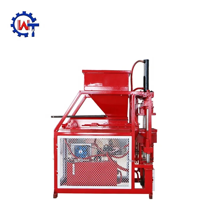 WT2-10 Compressed  Earth Blocks Machines Interlock Brick Clay Hydraulic Presses Ecological Brick Machine