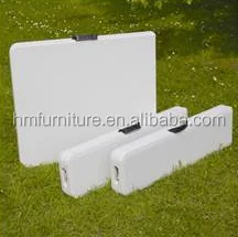 6FT Plastic Folding Table and Bench Set