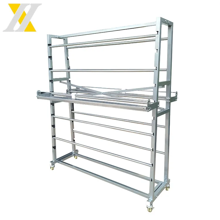 Customized Heavy Duty Metal Textile Fabric Roll Rack
