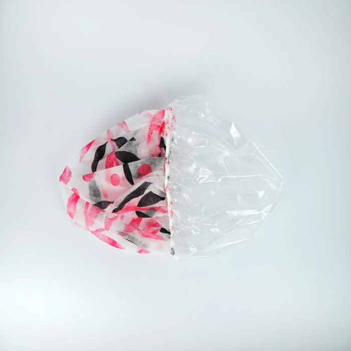 Настраиваемая цветная Водонепроницаемая душевая шапочка для подарка и использования с длинными волосами