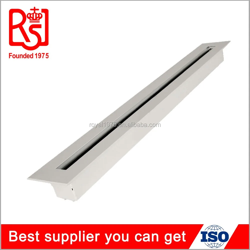 High Quality HVAC Spare Parts Air Supply Vent Adjustable Ceiling Linear  Diffuser Air Ventilation Roof Slot Grille