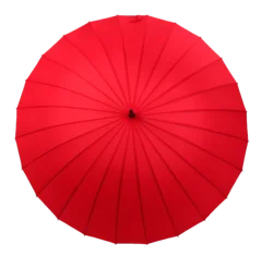 Promotion high quality big size 24 ribs candy color straight umbrella