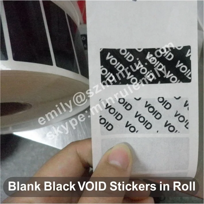 vide Tamper Evident Garantie Stickers Sécurité 40x D'étanchéité étiquettes 60mmx20mm 