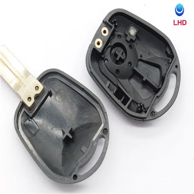 2 BUTTONS REMOTE KEY SHELL for SSANGYONG ACTYON KYRON REXTON UNCUT BLADE KEY FOB COVER CASE REPLACEMENT