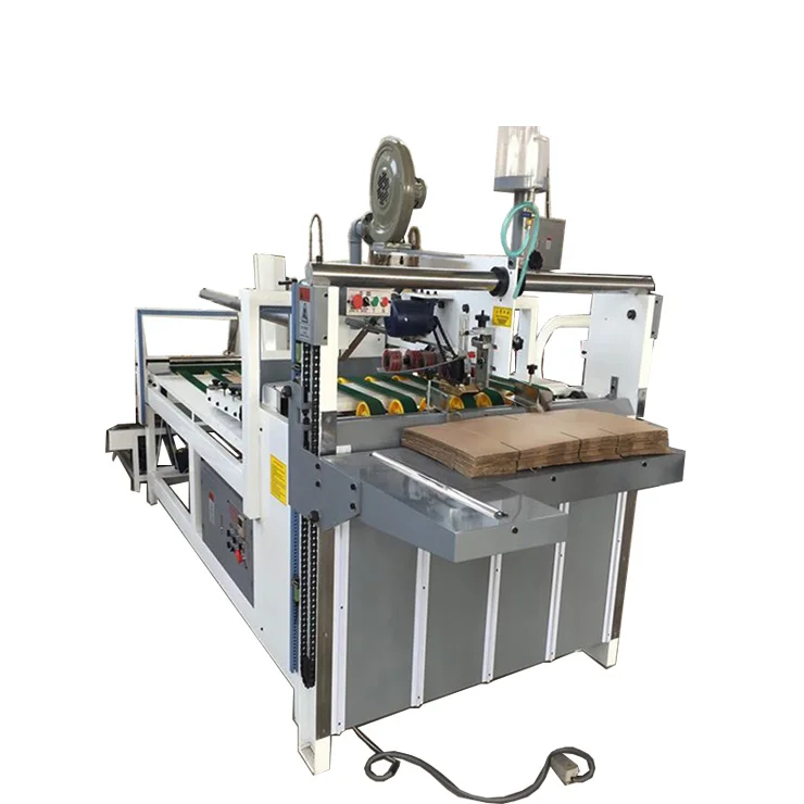Corrugated Box Folding Machine Corrugated Sheet Pasting Machine Folder Gluer Machine