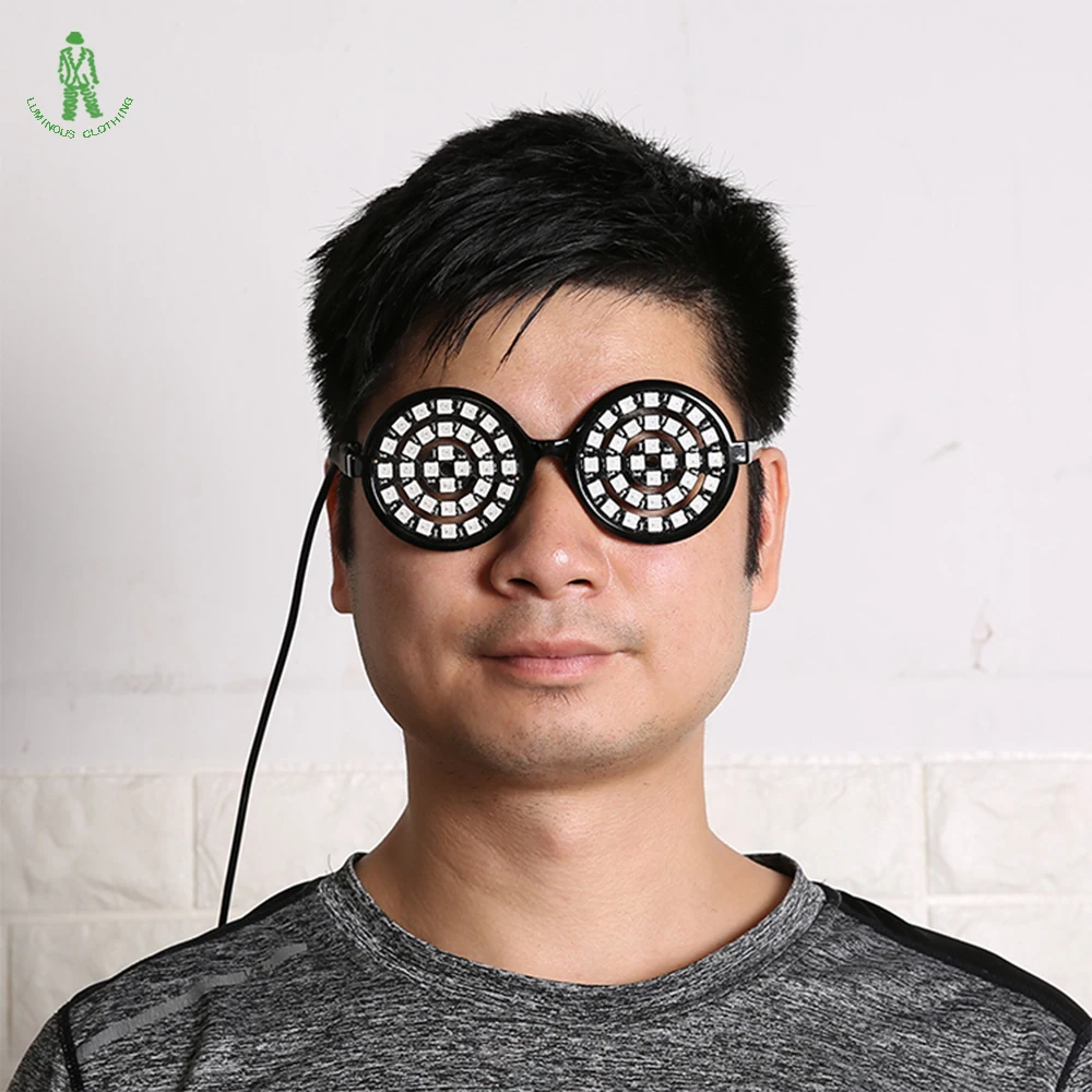 Quality Multi Color Strobe Led Flashing Glasses Rave Glasses for Bar Nightclub Dance Party Supplies Decoration Led Glasses