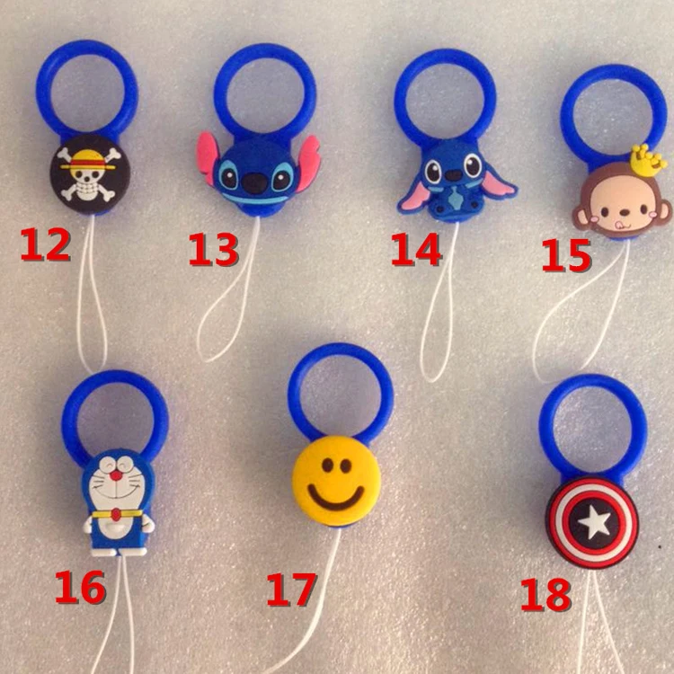 Новейший модный мультяшный силиконовый ремешок для мобильного телефона