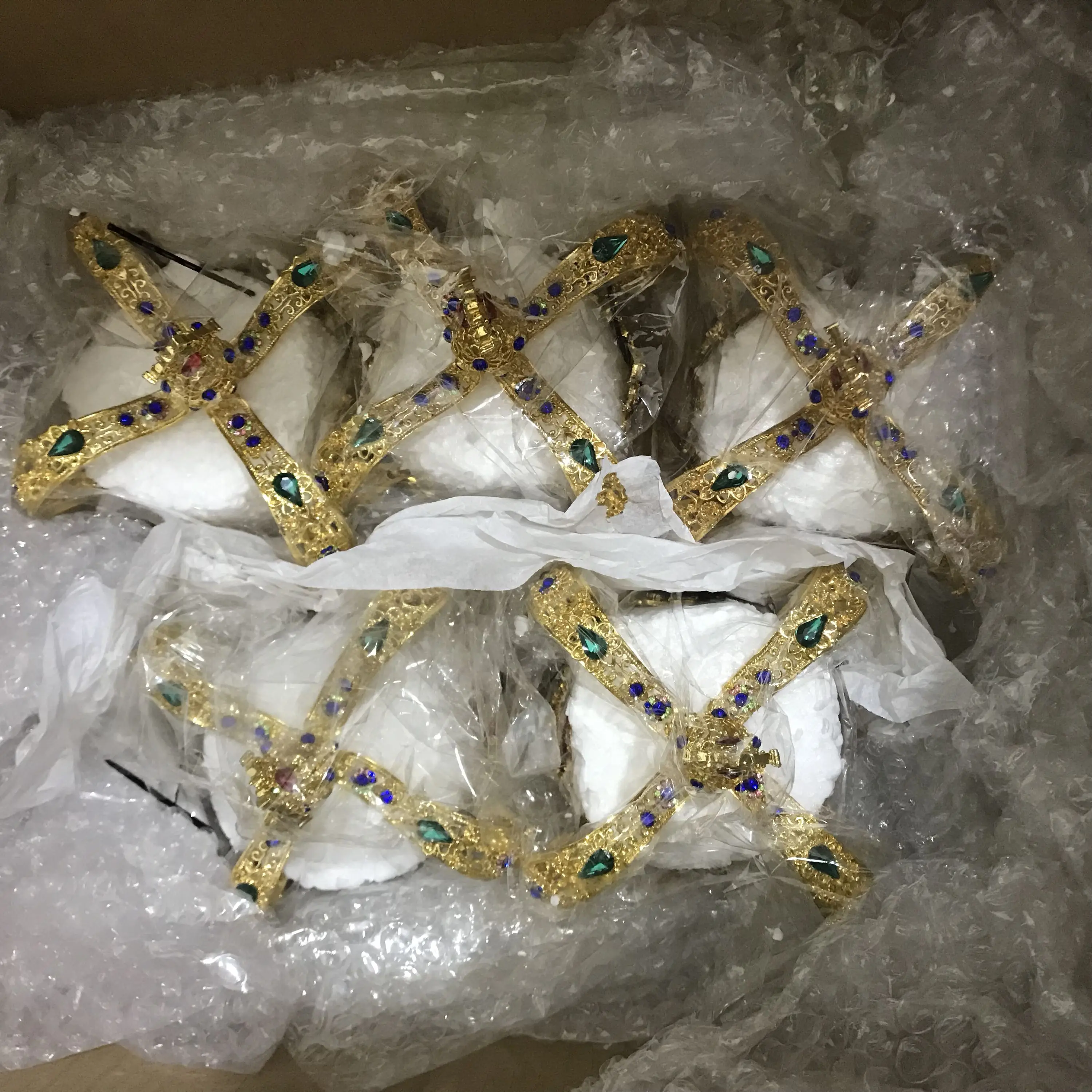 
Королева/король Мужская полная круглая Флер де Лис Корона короны для выпускного вечера и вечеринки 