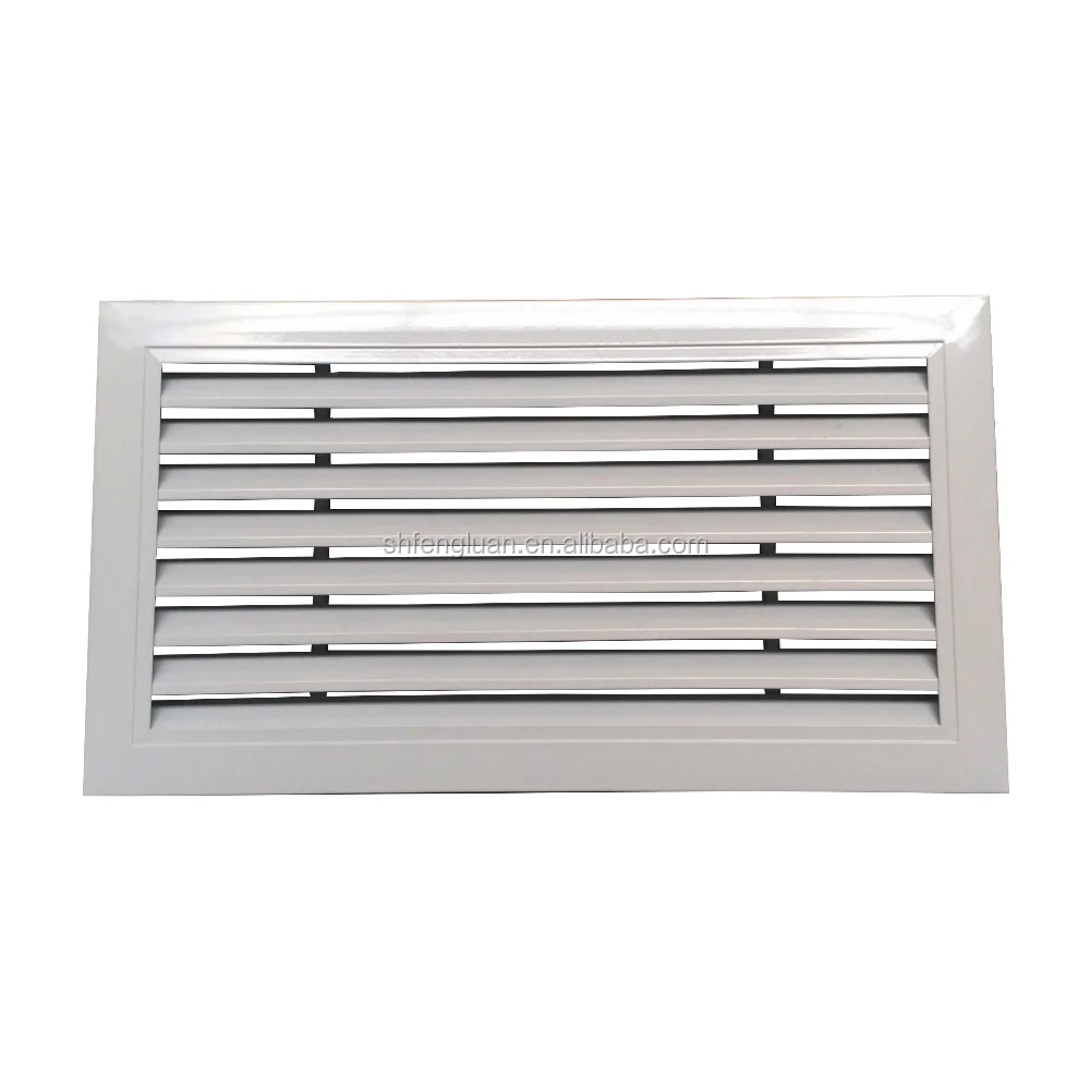 White air vent grille aluminum alloy return air grilles air supply diffuser  duct ventilation HVAC louvre cover square 245-450mm