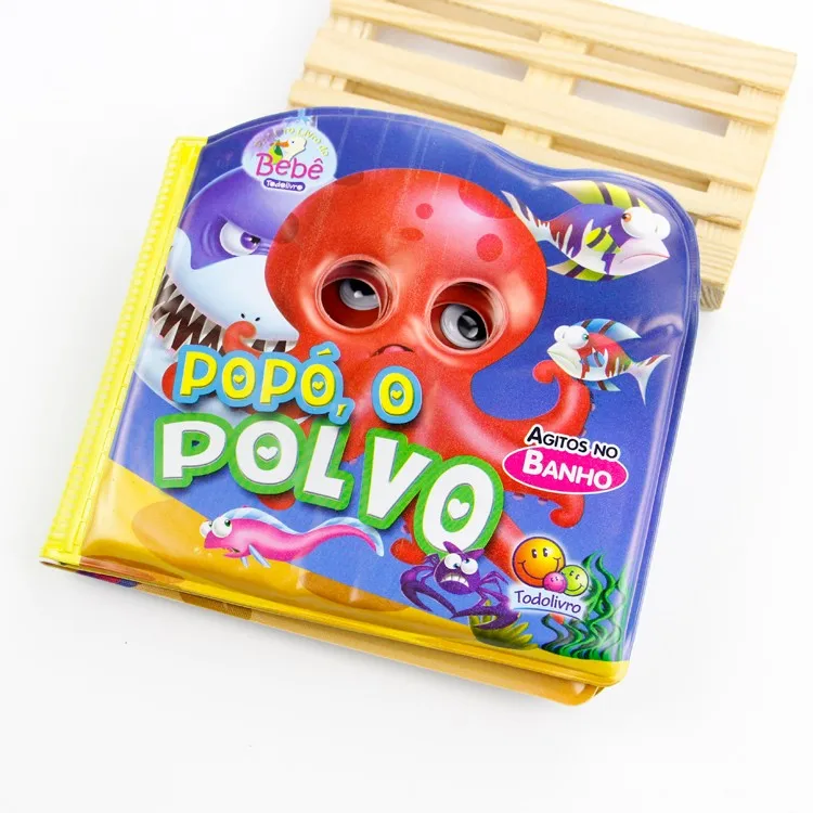Детская книга для ванны с гибкими глазами