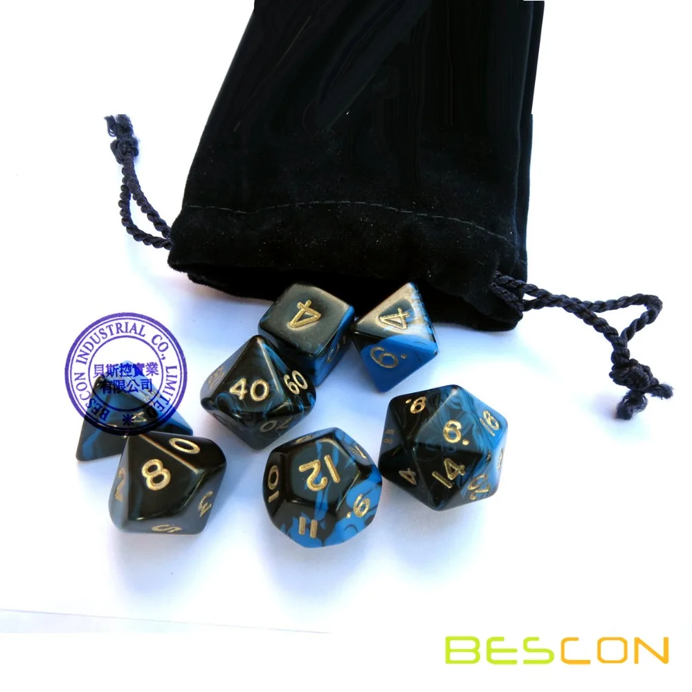 7pcs/Set Dnd dice set dados rpg dice dadi playing dado polyhedral dice  dados rol dobbelstenen