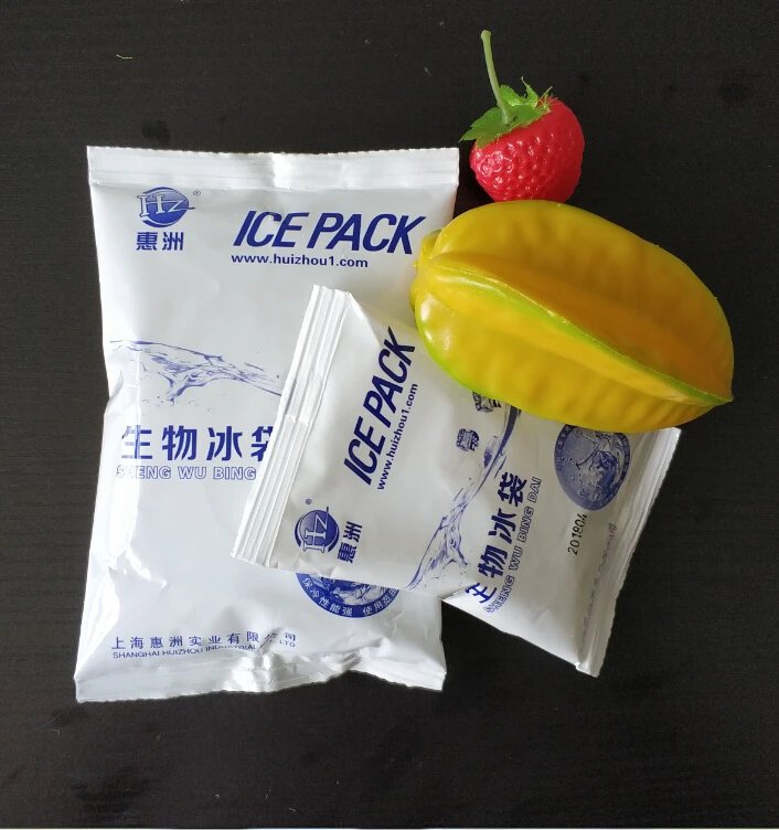 Reusable plastic food delivery shipping ice gel pack for meat and cake