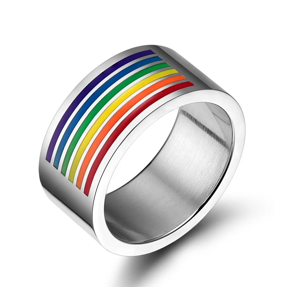 cheap gay pride rings