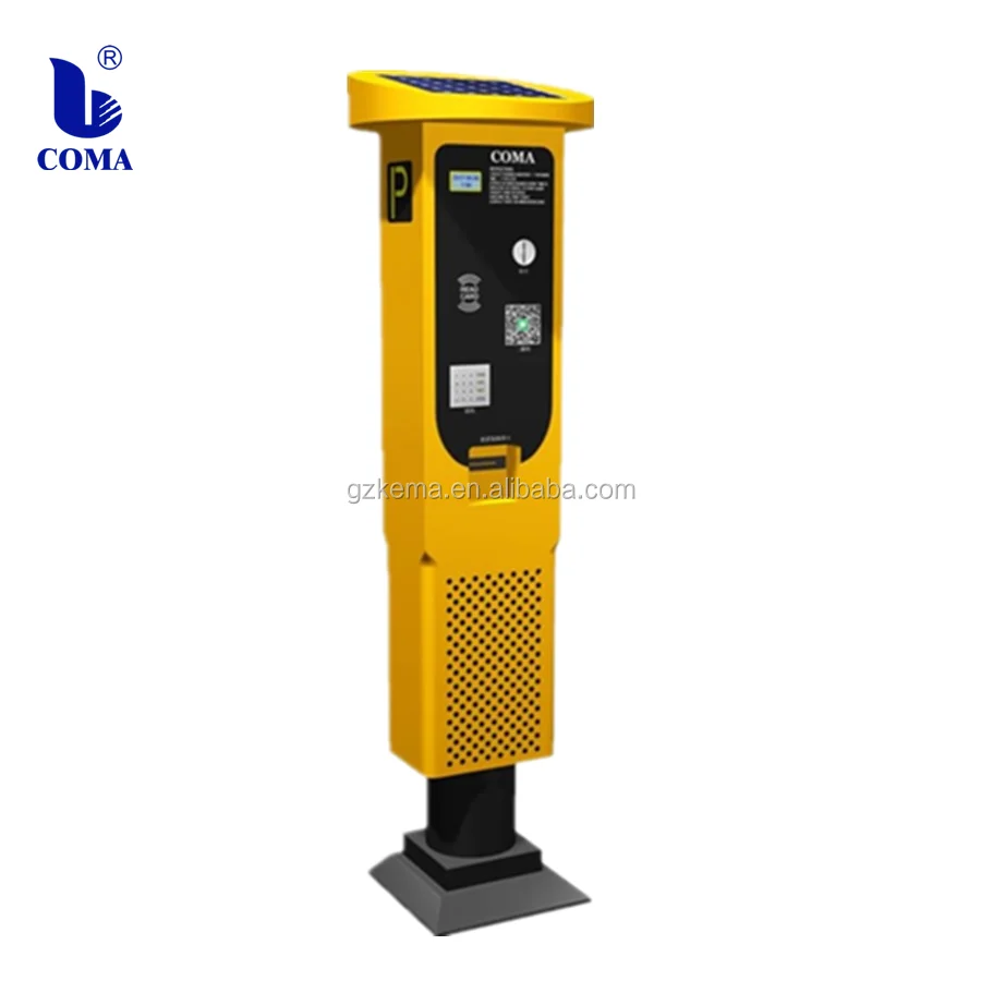 Solar Power on Street Autopay Station Pay and Display Parking Machine