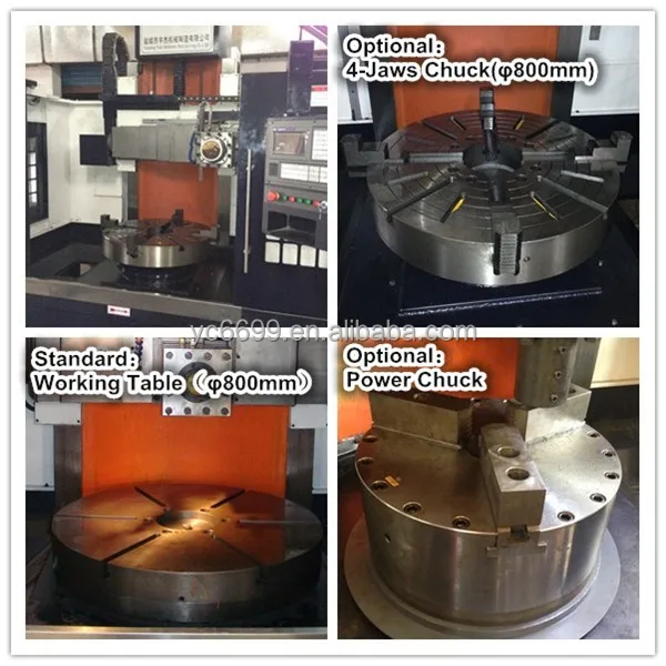 
 Автоматический Тормозной барабанный токарный станок CK580, вертикальный токарный станок с ЧПУ  