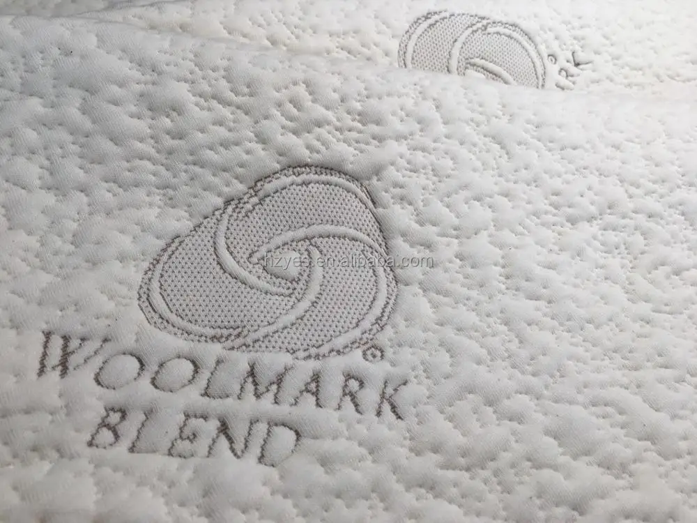 Трикотажная ткань из бамбукового волокна Бамбуковая полиэфирная стеганый жаккардовый матрас