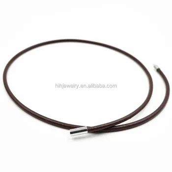 leather cord necklace 2mm cord necklace leather necklace men women