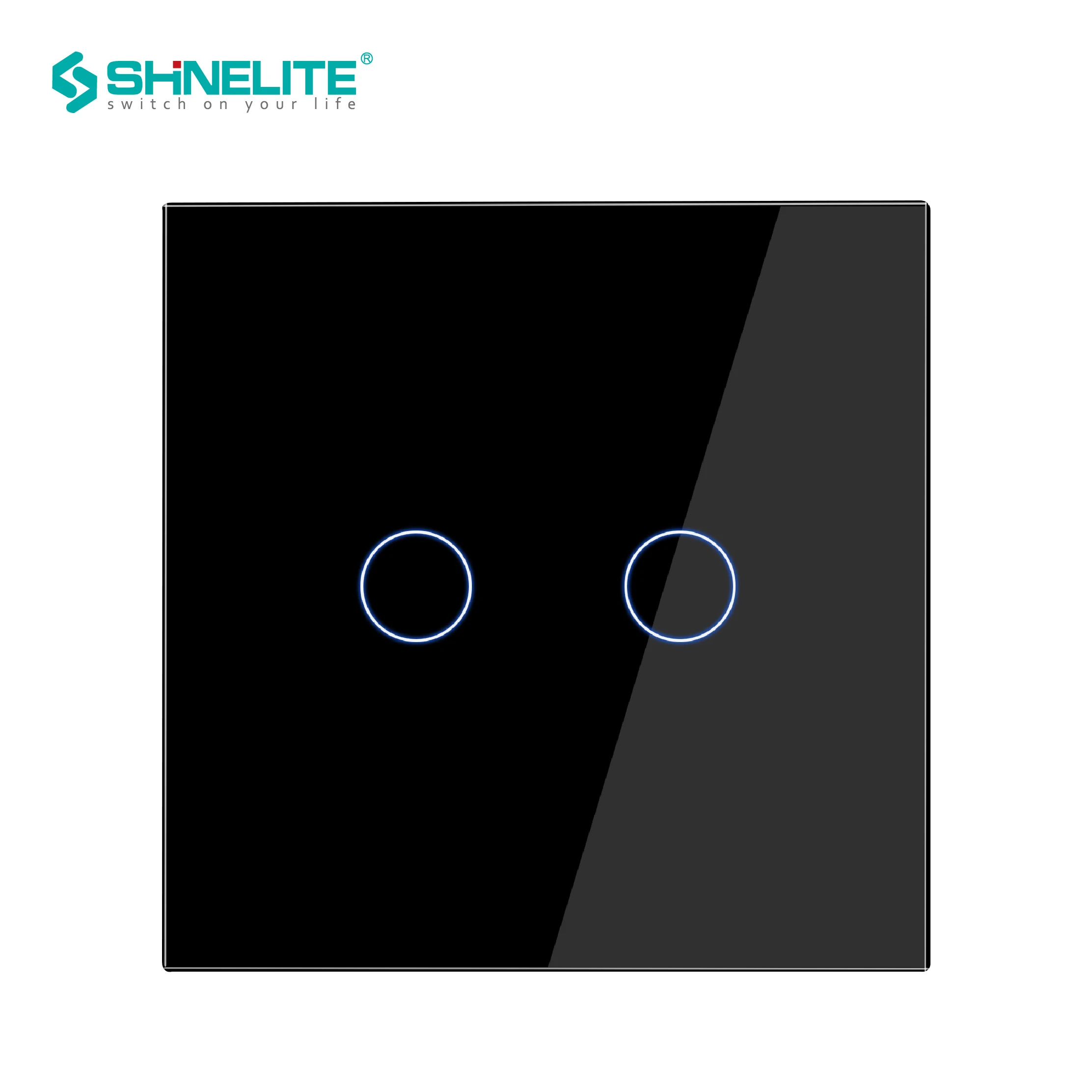 Высокий спрос Tuya стекло панель 2 Gang настенный выключатель Умный дом сенсорный переключатель