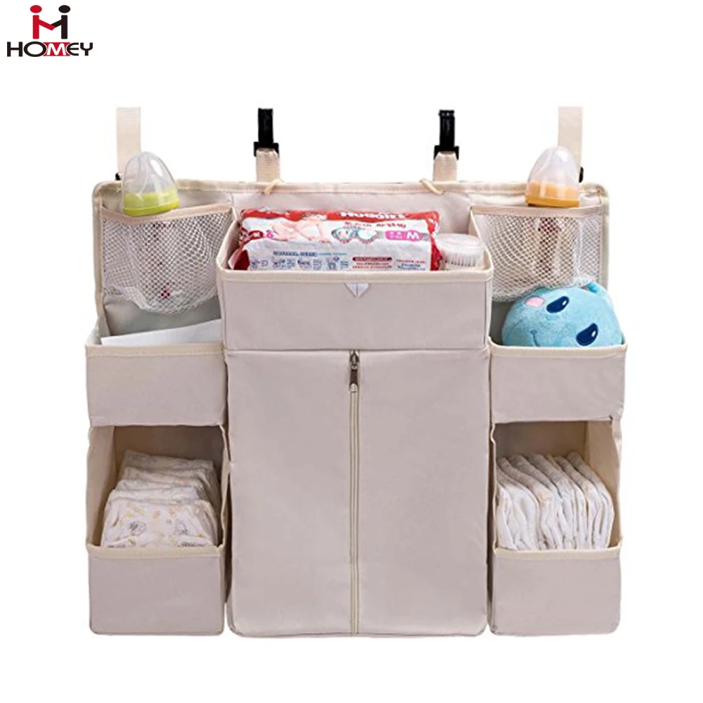 Factory Hanging Diaper Organizer Nappy Organiser for Change Table Mommy Bag