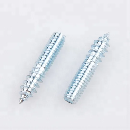 Double Sided Machine Self Tapping Ended Threaded Wood Dowel Screws ...