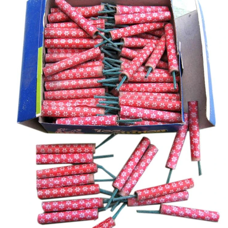 chinese red firecracker color round firecrackers