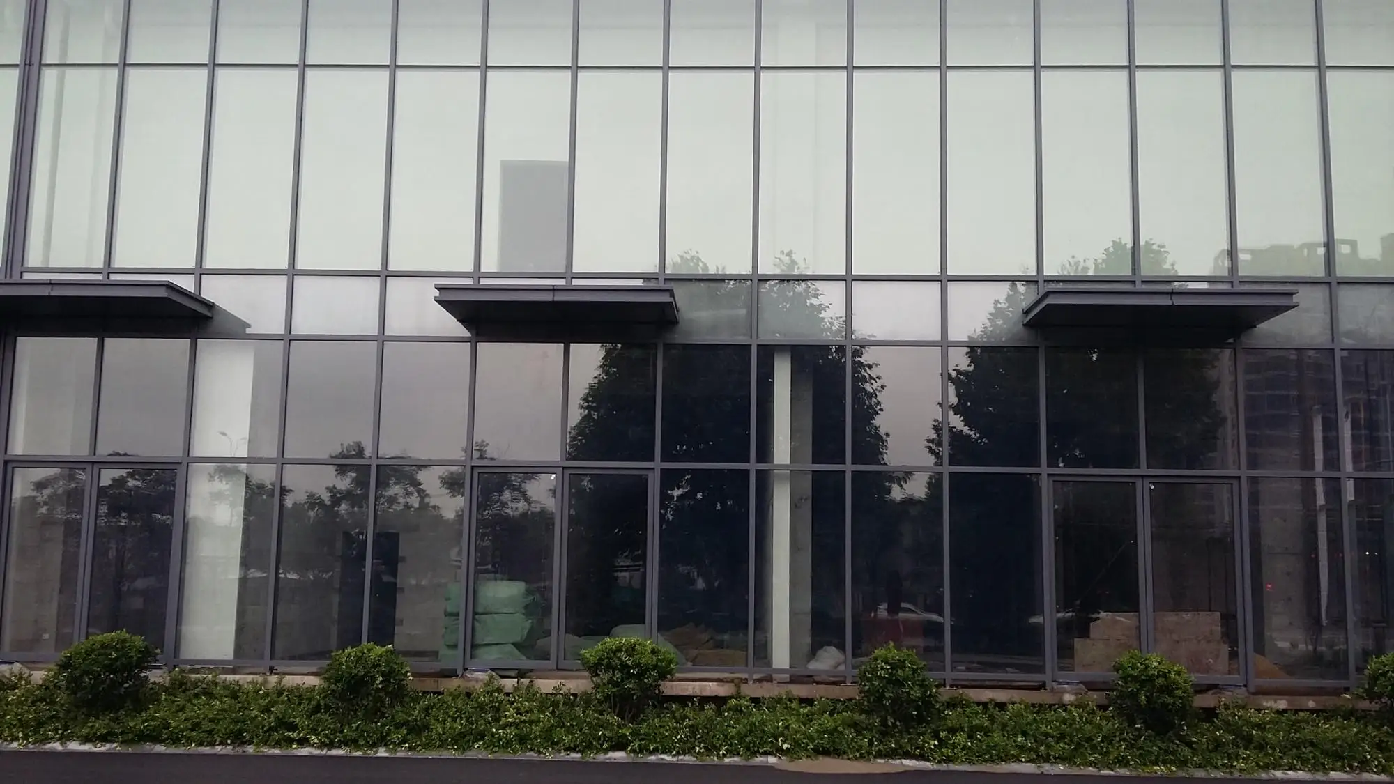 Minglei Trapezoid Aluminum Window Fixed Window Customized Insulated Glass Big Fixed Window supplier