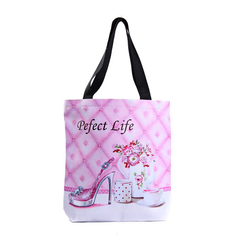 Sac Fourre-tout Réutilisable Motif Fraise – Idéal Shopping, Plage, Travail Et Salle De Sport (35x40 Cm) - 2