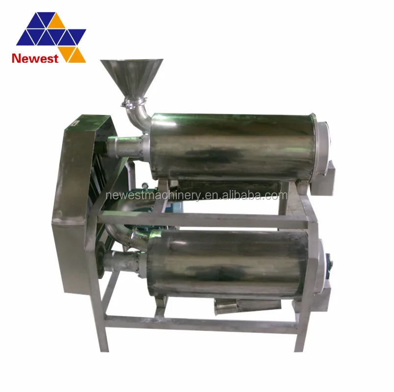Low Price Tomato mango Pulp Machine ,double Drum mango Peeling Corer Machine ,fruit Pulper Machinery