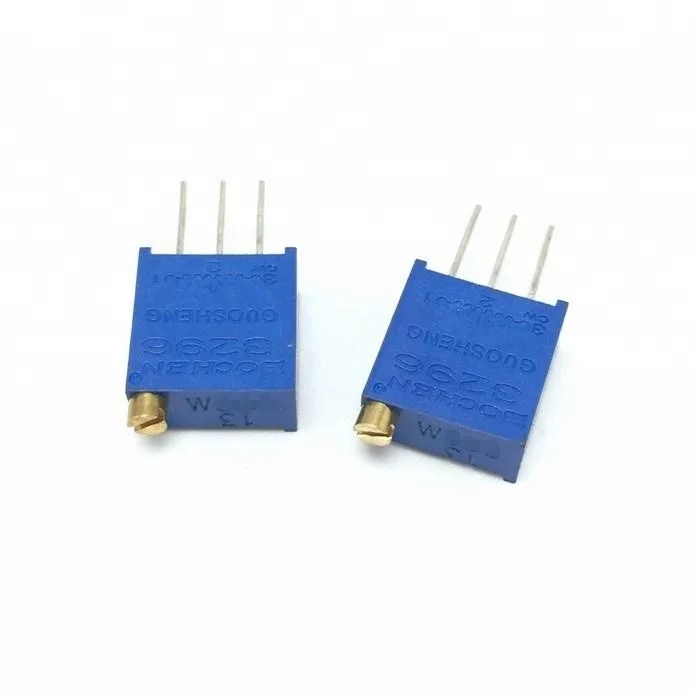 Trimmer haute qualité, 100 kΩ, 0,5 W, broches pour circuit imprimé, référence 3296W-1-104