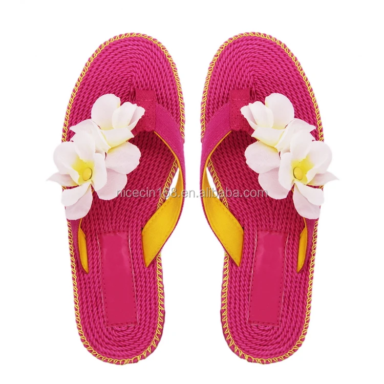 Последнее дамы цветок тапочки обувь блестящие красивые